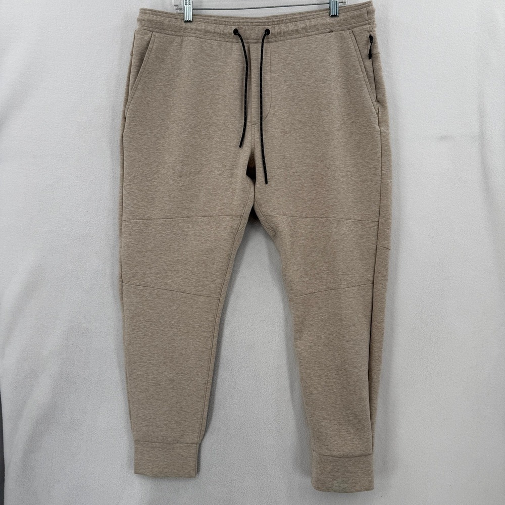 American Eagle Joggers Mens XL Beige Active 24/7 Tech Fleece Sweatpants